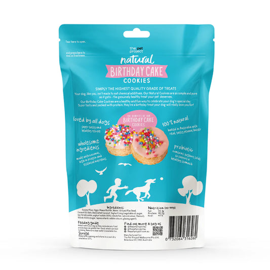 The Pet Project Natural Birthday Cake Cookies (8PK) - The Doggie Shop