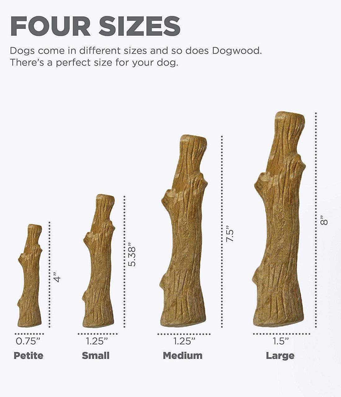 Petstages – Dogwood Durable Sticks - The Doggie Shop