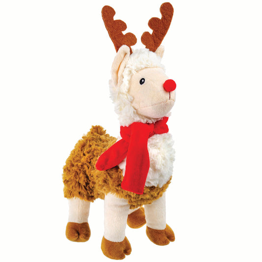 Snuggle Pals Llama Dog Toy Christmas Holiday - The Doggie Shop