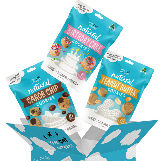 Natural Dog Cookies Bundle Treats Box - The Pet Project - The Doggie Shop