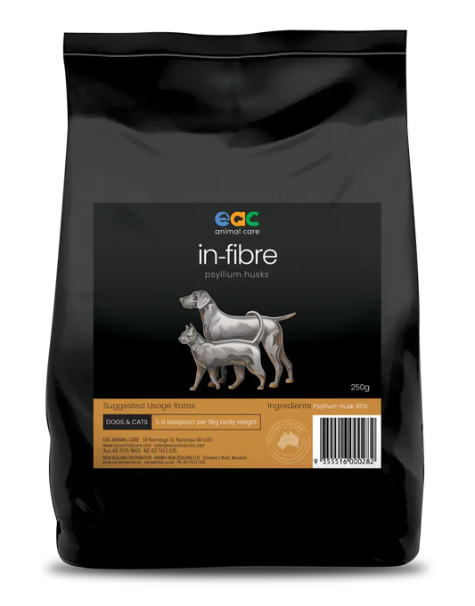 EAC Animal Care – In-Fibre Psyllium Husks - The Doggie Shop