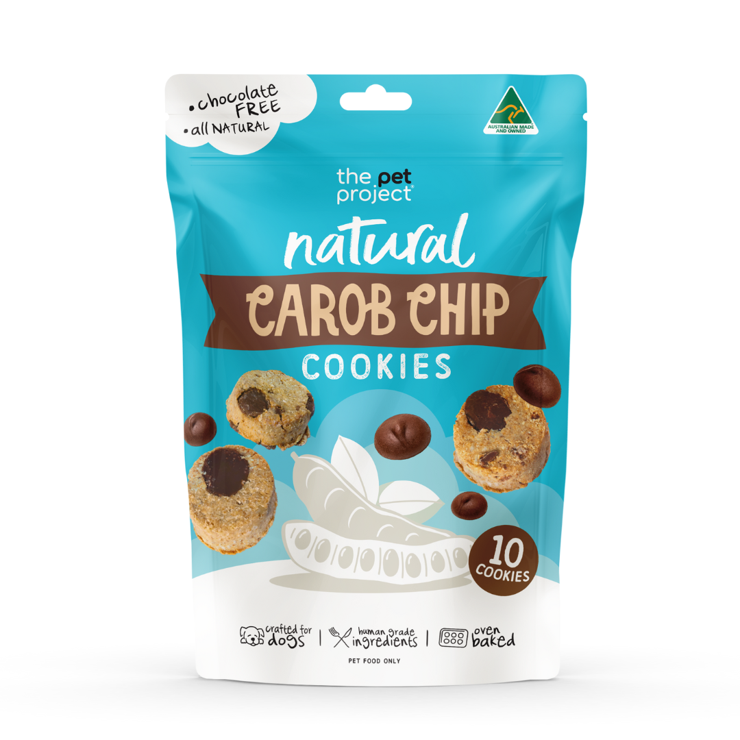 The Pet Project Natural Carob Chip Cookie (10PK) - The Doggie Shop