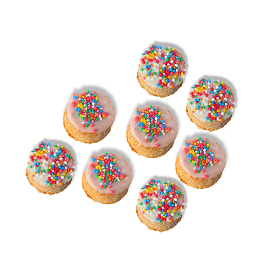 The Pet Project Natural Birthday Cake Cookies (8PK) - The Doggie Shop