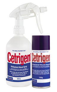 Virbac Cetrigen wound spray pack shot