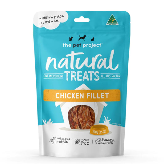 The Pet Project – Natural Treats – Chicken Fillet – 100g