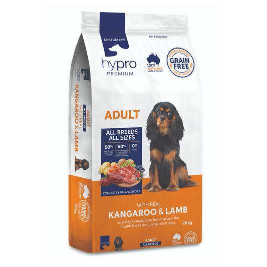 Hypro Premium Adult Dog Grain Free – Kangaroo & Lamb