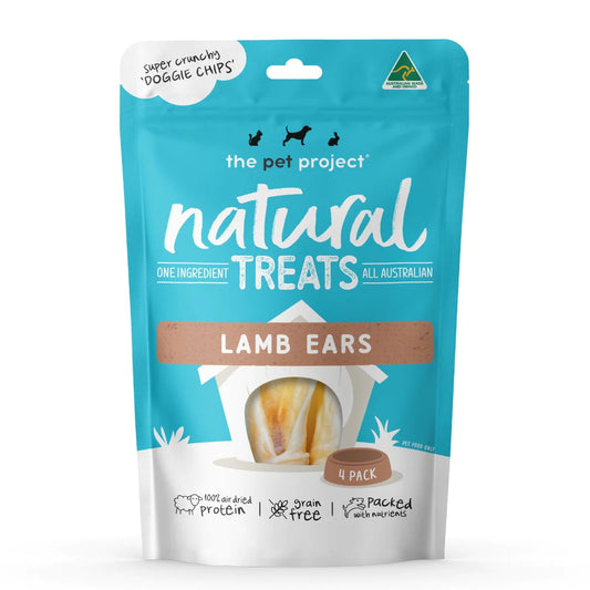 The Pet Project Natural Treats – Lamb Ears - The Doggie Shop