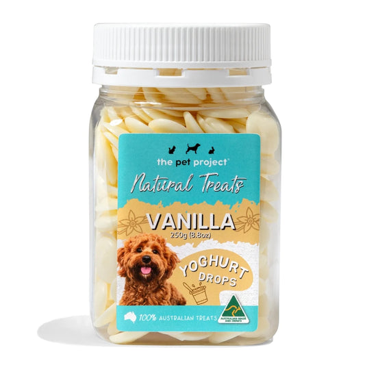 The Pet Project Natural Treats Vanilla Yogurt Drops - The Doggie Shop