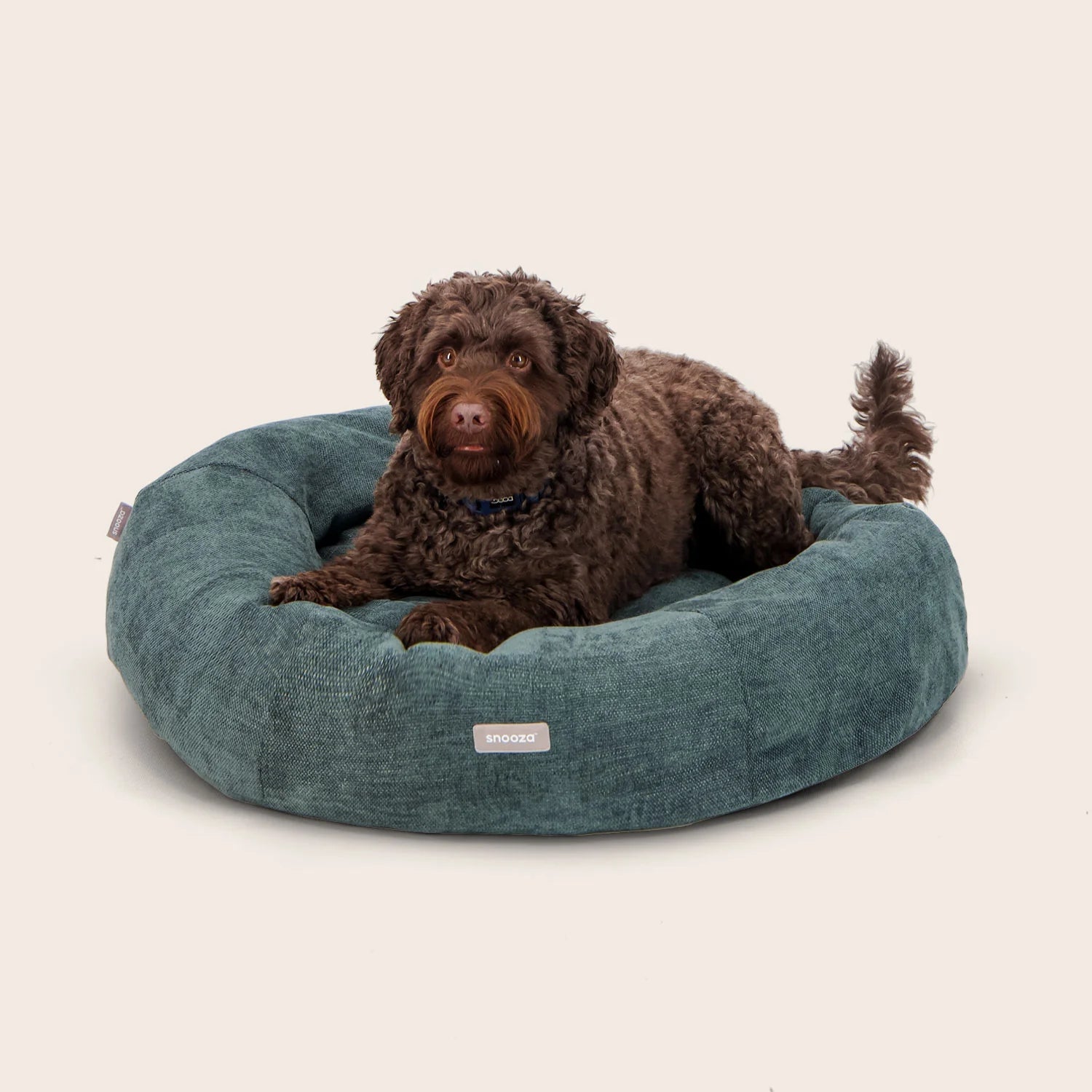Snooza – Panelled Cuddler – River - The Doggie Shop