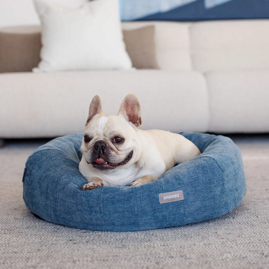 Snooza – Panelled Cuddler – River - The Doggie Shop
