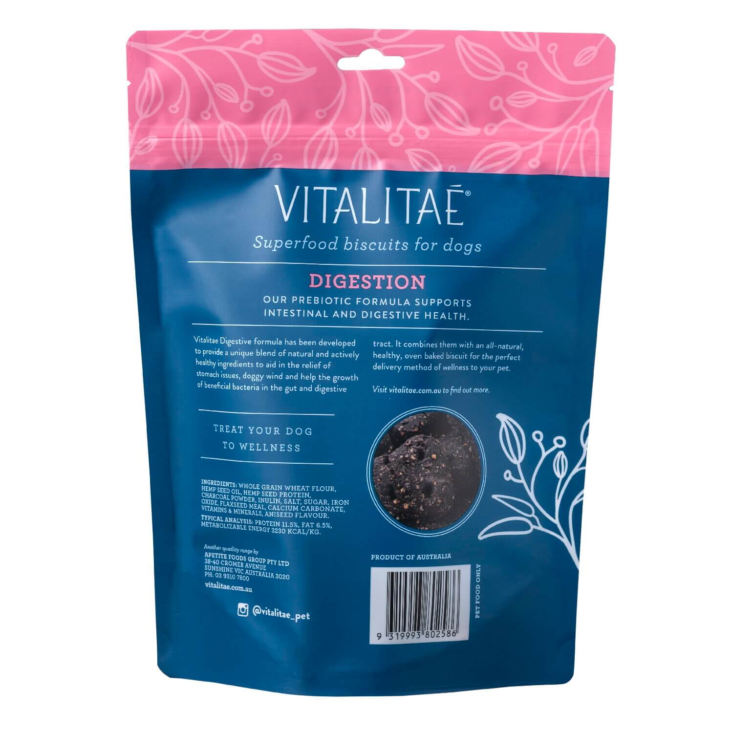 Vitalitae Superfood Treats for Dogs – Digestion - The Doggie Shop