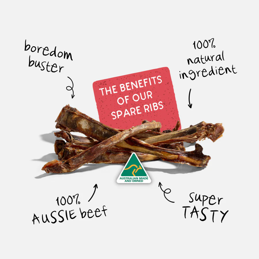 The Pet Project Natural Treats Spare Ribs - The Doggie Shop