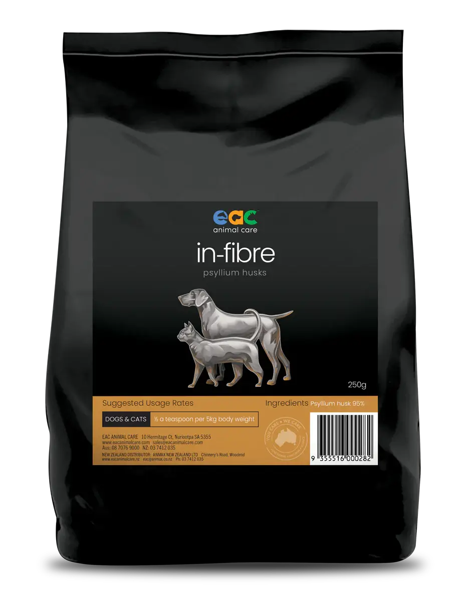 EAC Animal Care – In-Fibre Psyllium Husks - The Doggie Shop